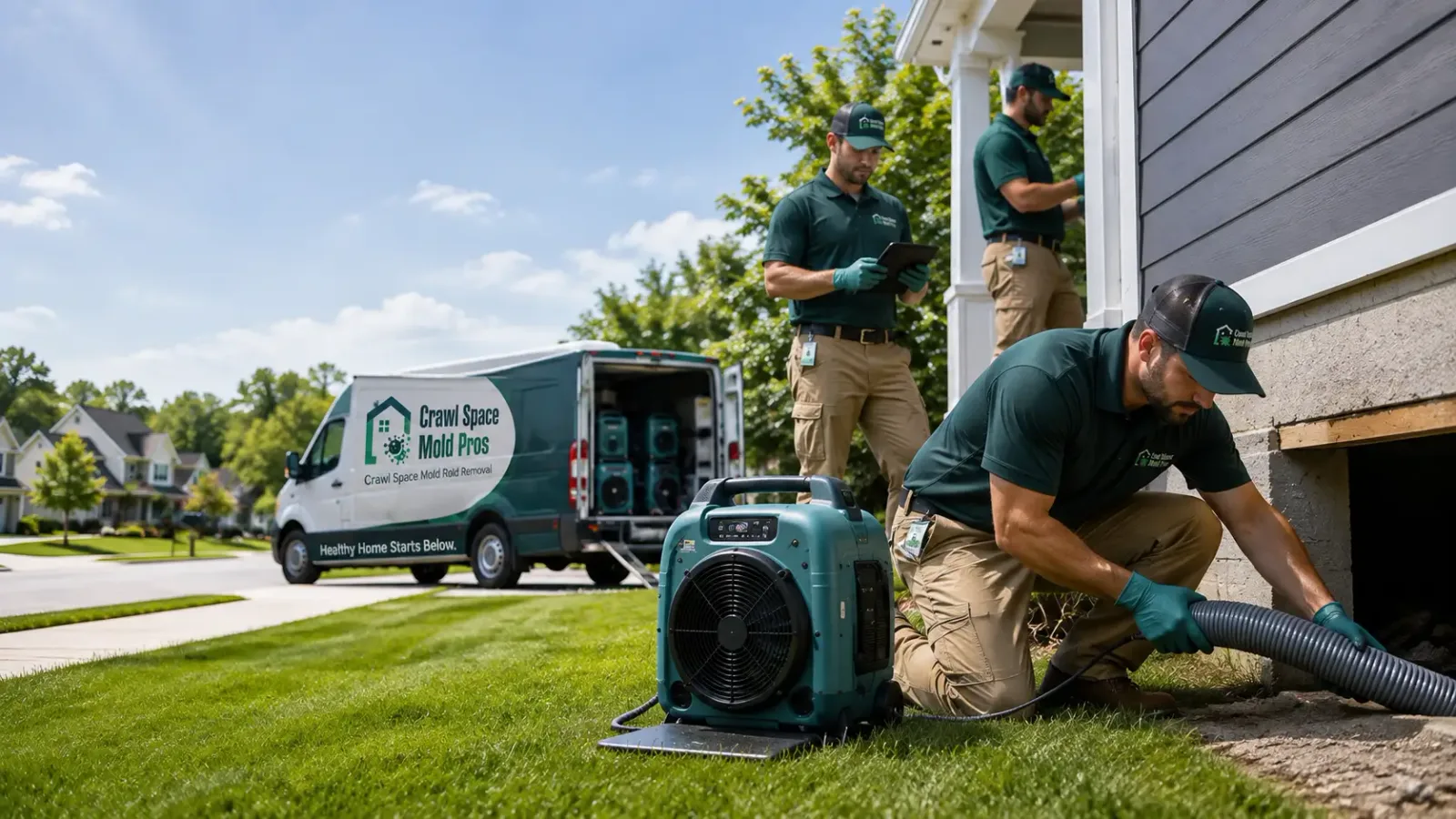 Crawl Space Mold Removal in Elkville, IL